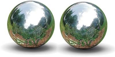 12 inch stainless steel gazing balls